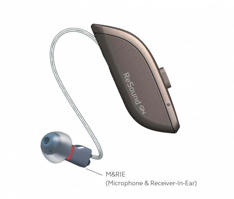 ReSound Omnia Hearing Aid with M&RIE Receiver.